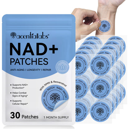 Combo de parches de GLP-1 y NAD+ Control de Apetito y Energía Celular Tratamiento por 30 DIAS!